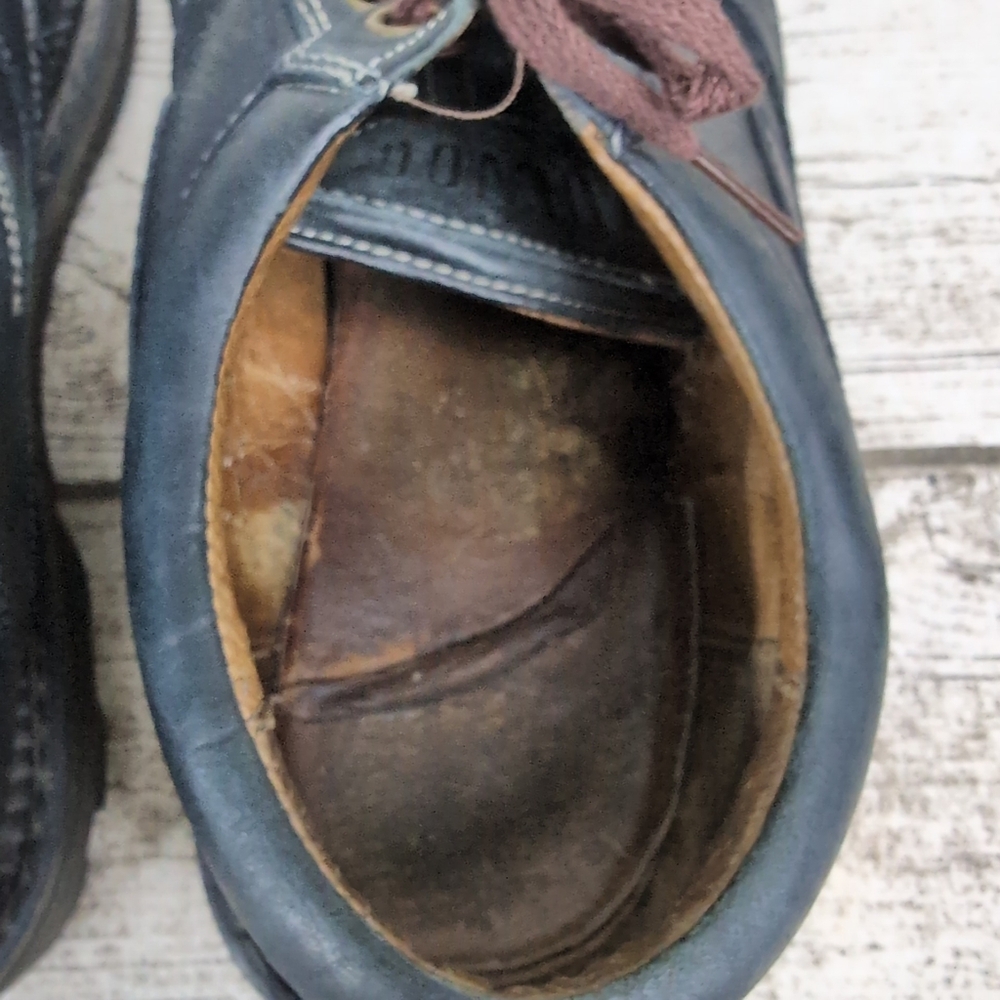 John Fluevog 7th Heaven Supervog Chunky Sole Oxford Black Men 7.5 Women 9.5 - Picture 6 of 11